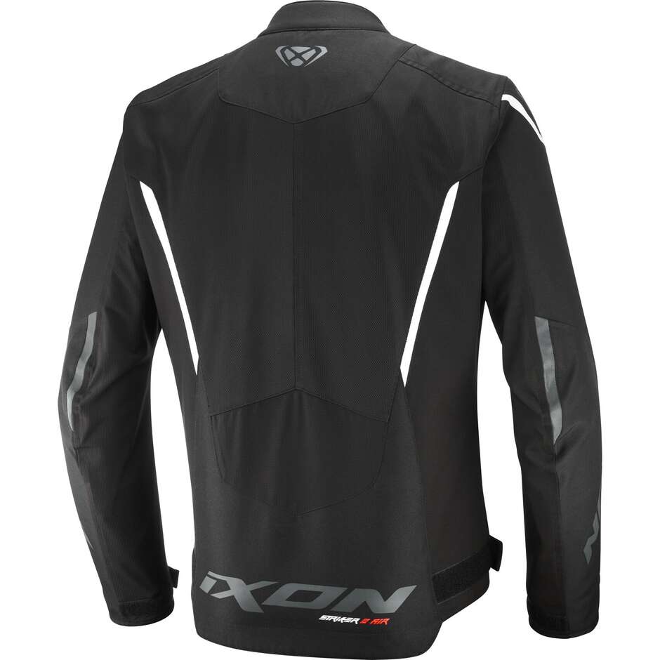 Ixon STRIKER 2 AIR WP Motorcycle Jacket Black White