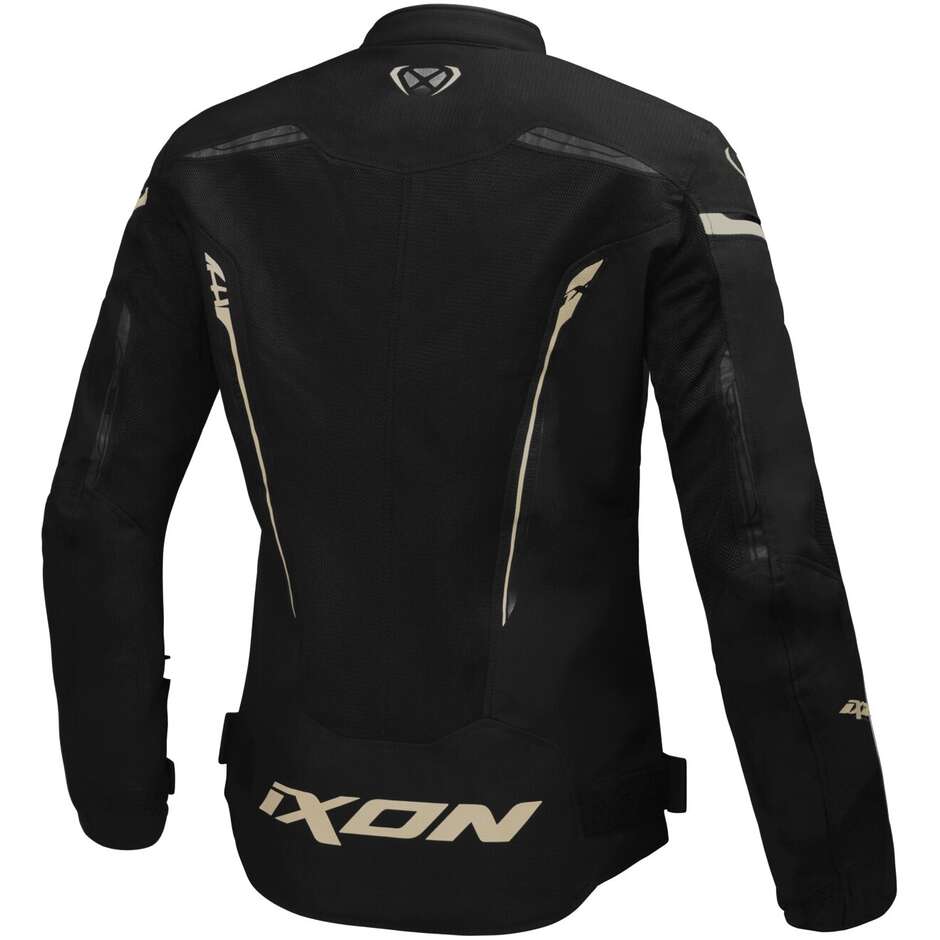 Ixon STRIKER AIR LD Women's Motorcycle Jacket Black Anthracite Gold
