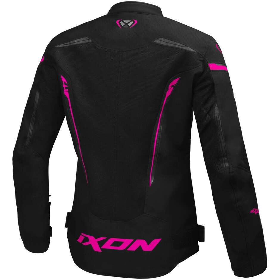 Ixon STRIKER AIR LD Women's Motorcycle Jacket Black Anthracite Pink