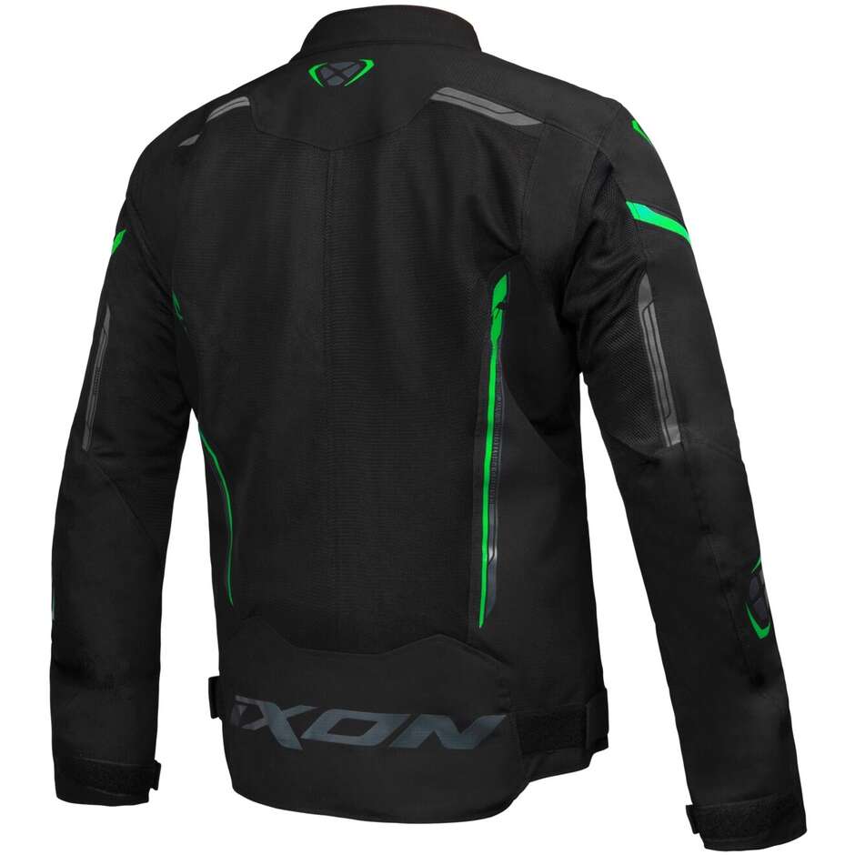 Ixon STRIKER AIR Motorcycle Jacket Black Anthracite Green