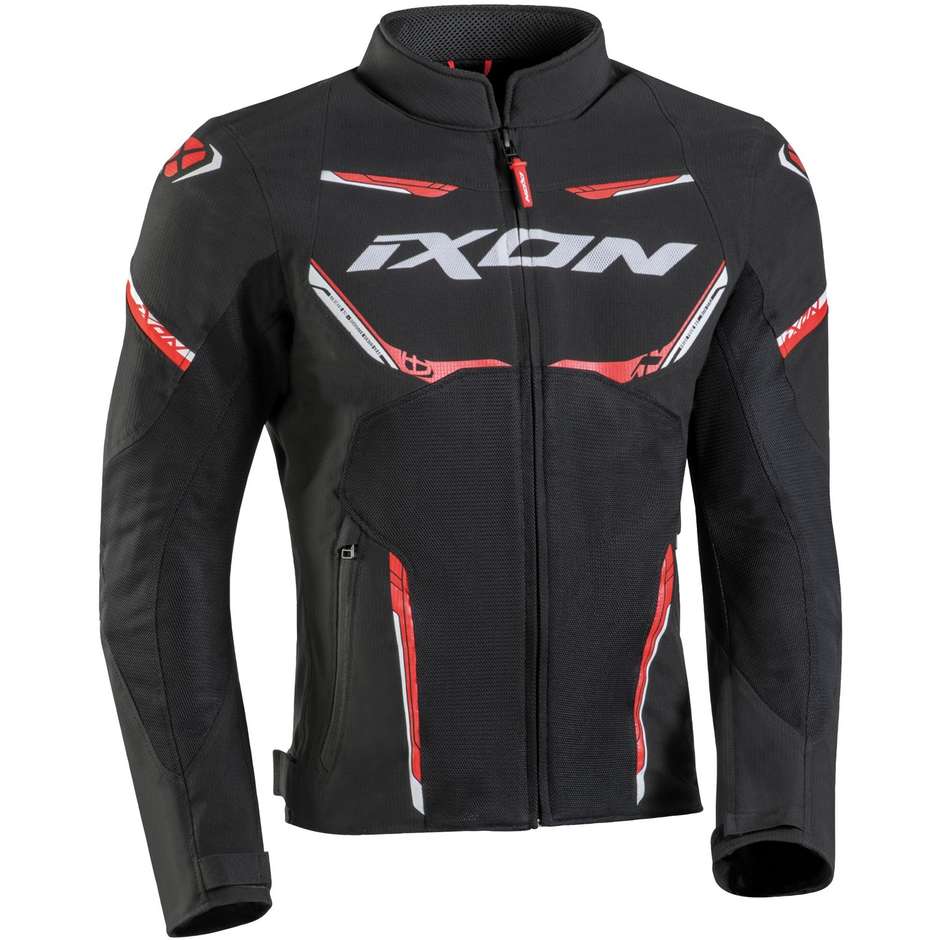 Ixon STRIKER AIR Motorcycle Jacket Black Red White