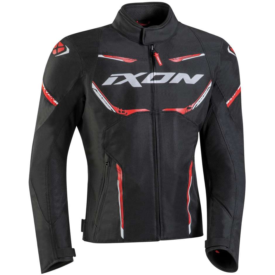 Ixon STRIKER AIR WP Motorcycle Jacket Black Red White