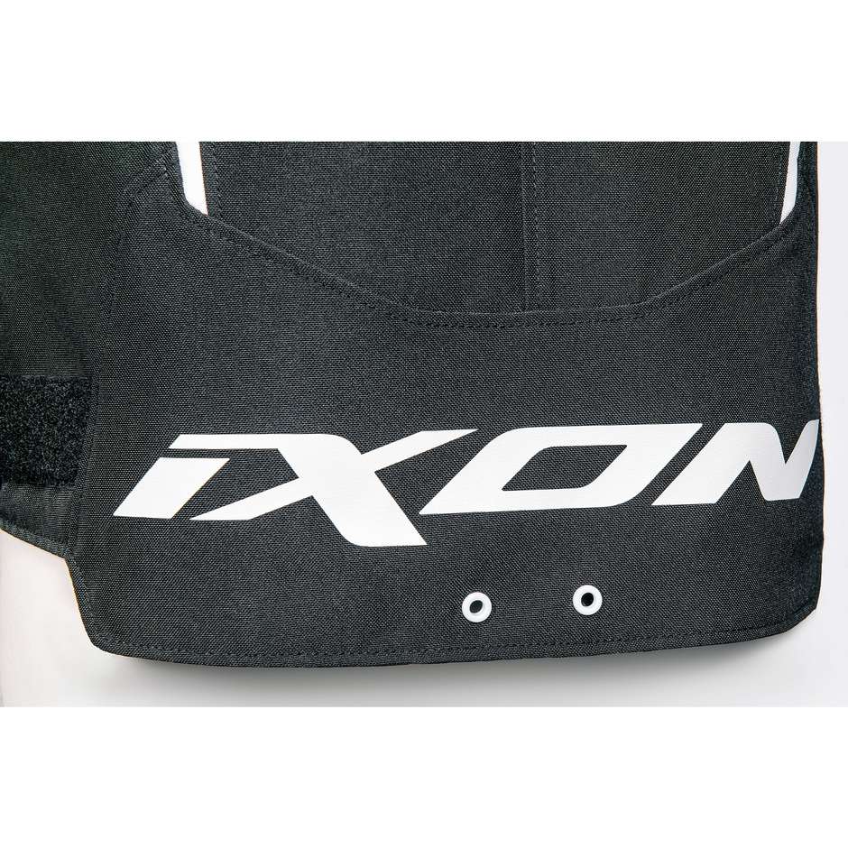 Ixon STRIKER Schwarz Weiß Zertifizierte Motorradjacke
