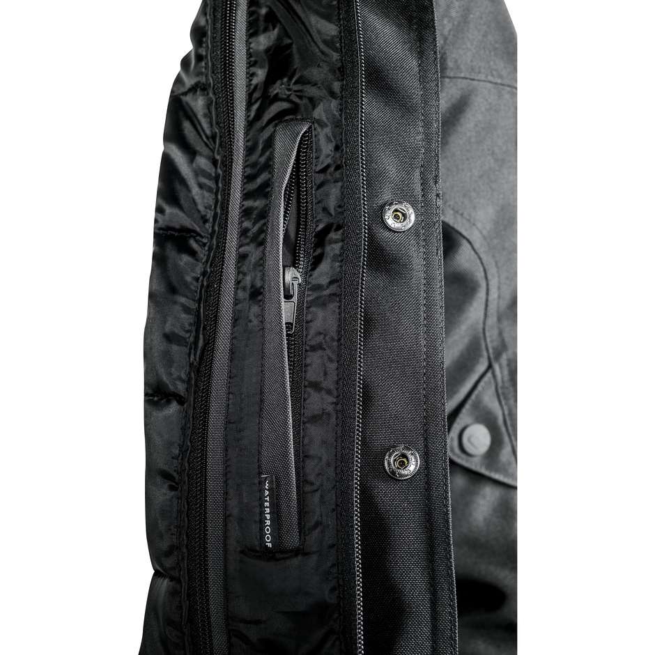Ixon Summit 2 CE Leather Tech Jacket Black