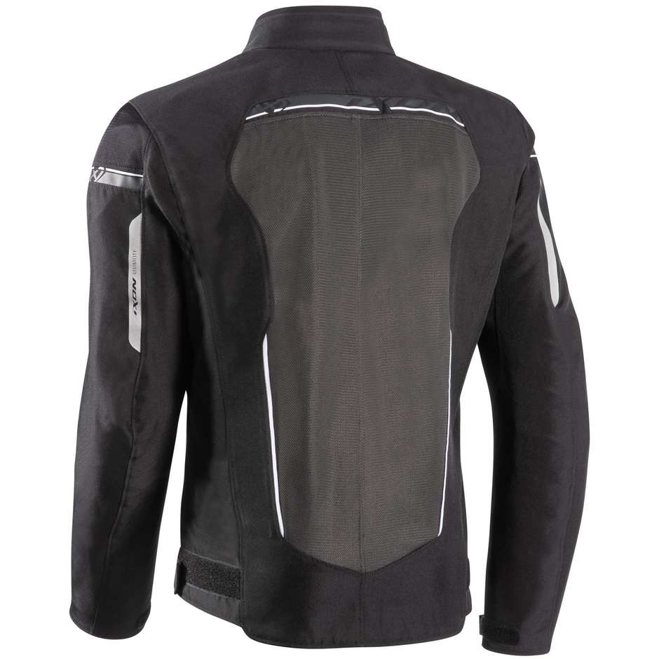 Ixon T-REX 3 in 1 Motorcycle Jacket Black White Gray