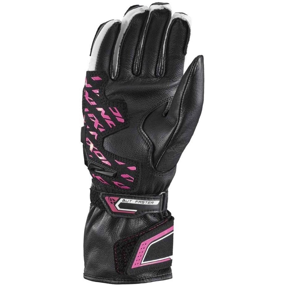 Ixon THUND LADY Women's Racing Motorcycle Gloves Black Fuchsia