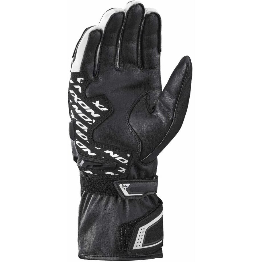 Ixon THUND Motorcycle Racing Gloves Black White