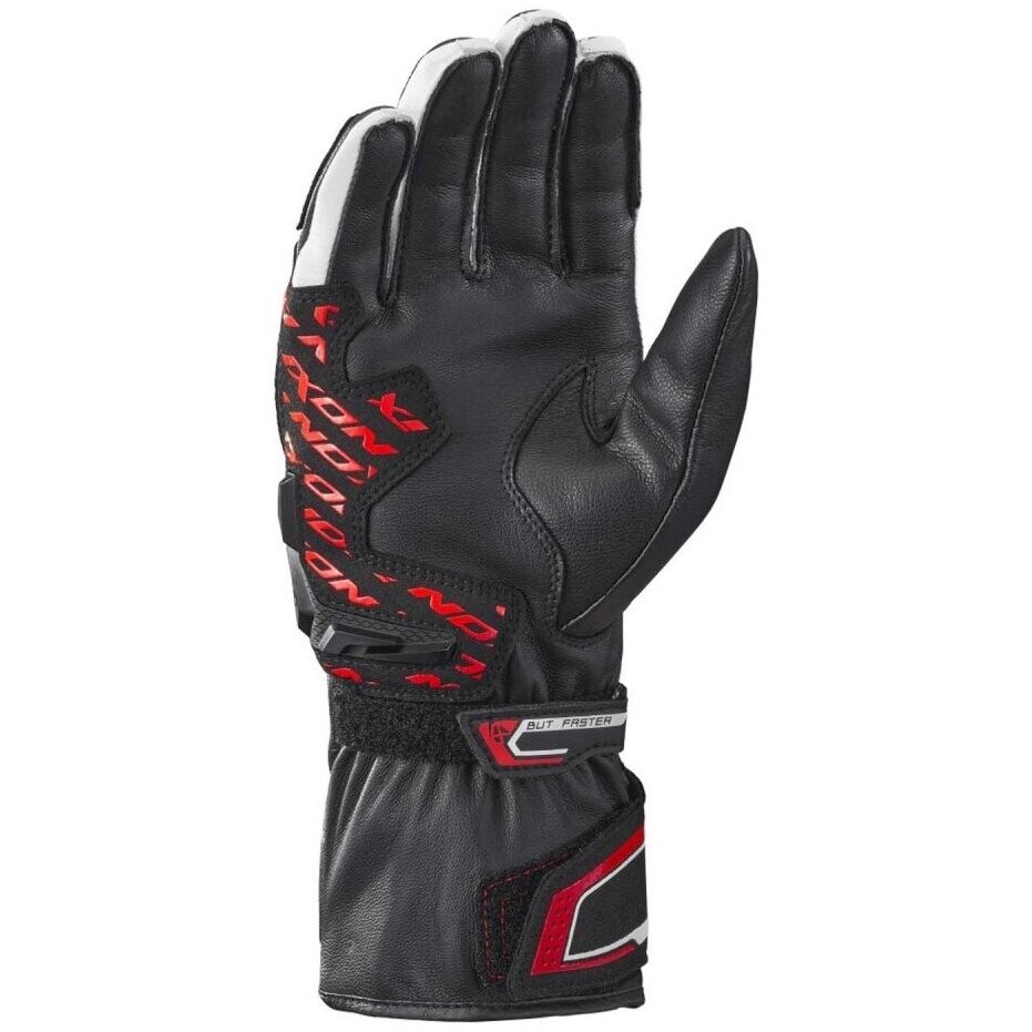 Ixon THUND Racing Motorcycle Gloves Black Red White