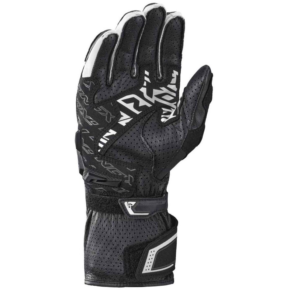 Ixon THUNDER AIR Motorcycle Racing Gloves Black White