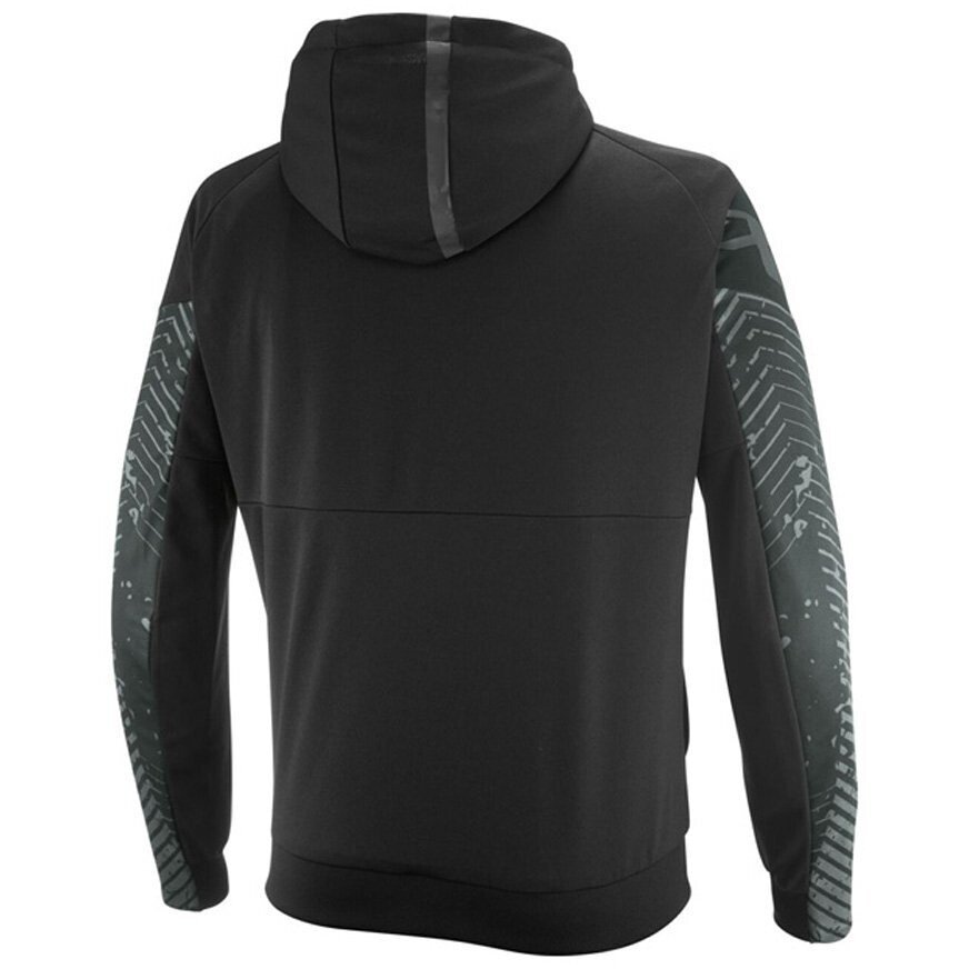 Ixon TOUCHDOWN AIR Sommer-Motorrad-Sweatshirt, Schwarz und Hellrot