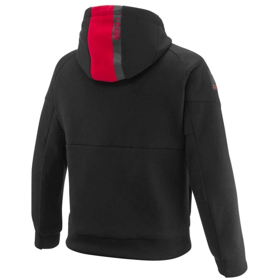Ixon TOUCHDOWN KID Kinder-Motorrad-Sweatshirt Schwarz Rot