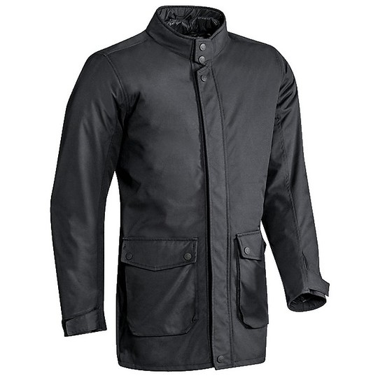 Ixon Trafalgar CE Leather Tech Jacket Black CE