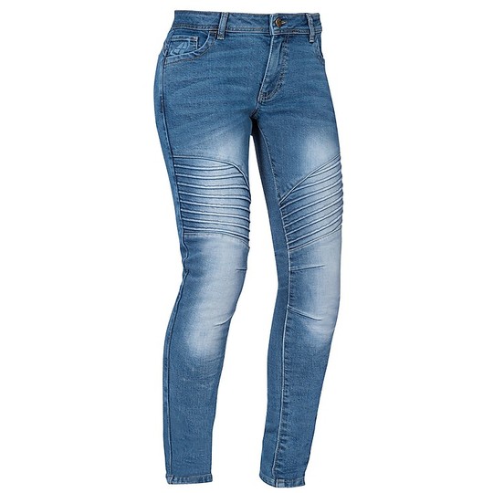 Ixon VICKY Stonewash zertifizierte Motorrad Jeans Damenhose