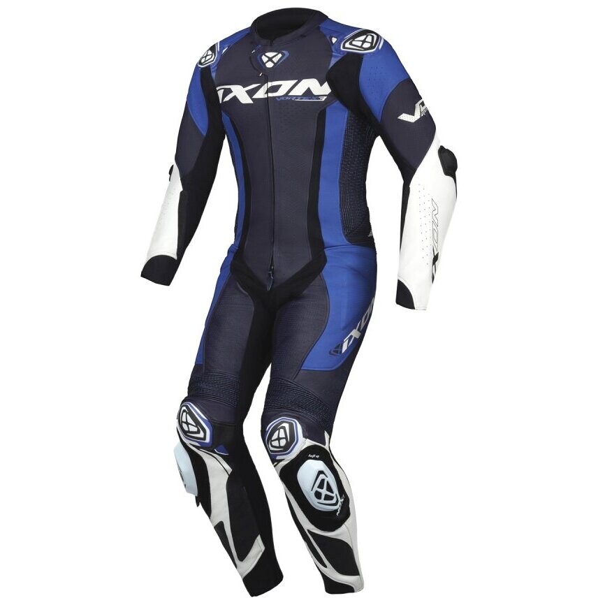 Ixon VORTEX 3 Blue White Full Motorcycle Suit