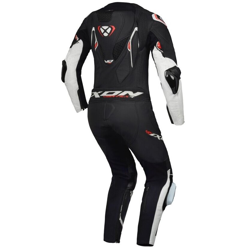 Ixon VORTEX 3 Full Motorcycle Suit Black White