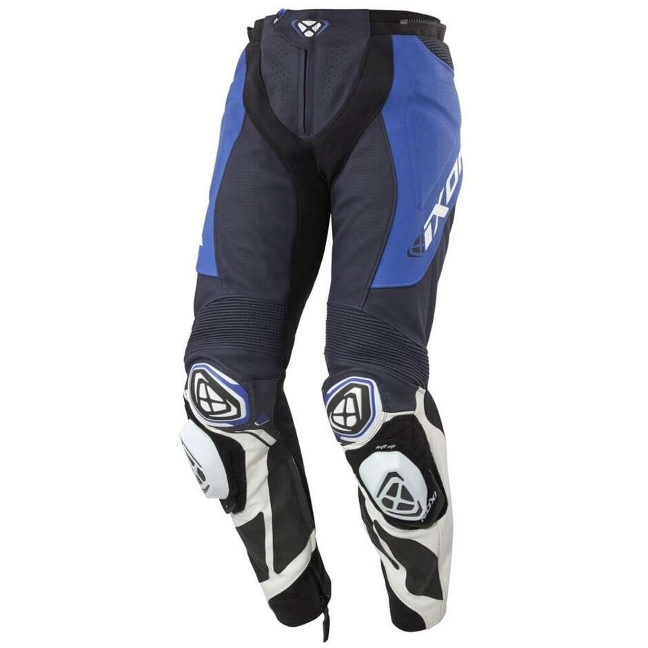 Ixon VORTEX 3 PT Blue White Motorcycle Leather Pants