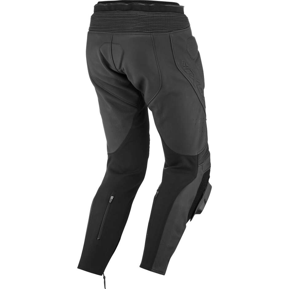 Ixon VORTEX 3 PT Leather Motorcycle Pants Black Black