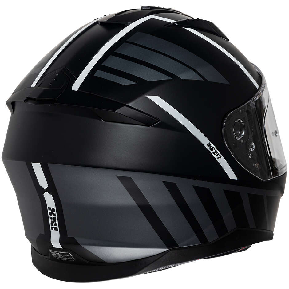 iXS 217 2.0 Integral Motorcycle Helmet Matt Black White
