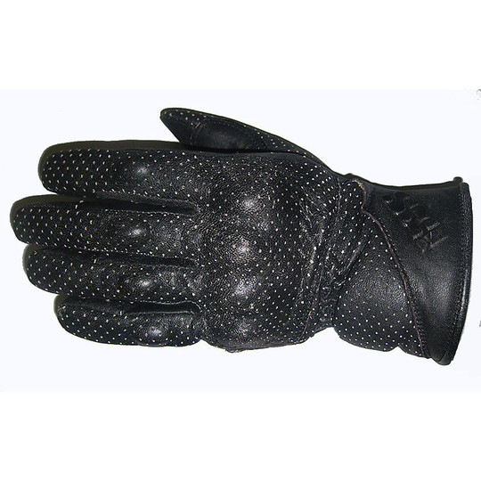Ixs Belfast Black Leather Gloves for Women