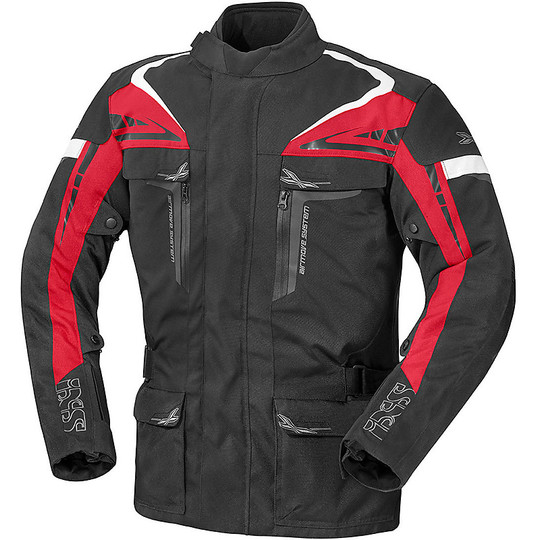IXS Blade Fabric Jacket Black Red