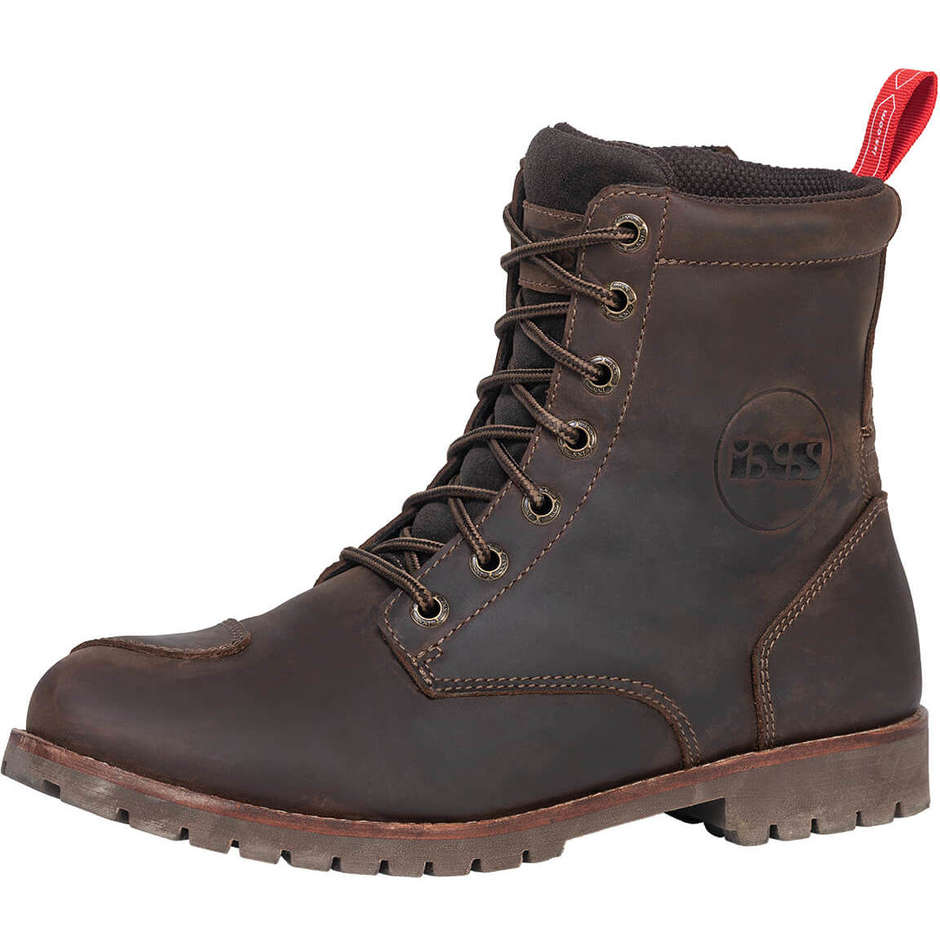 IXS CALSSIC OILED Leather Brown Motorcycle Boots