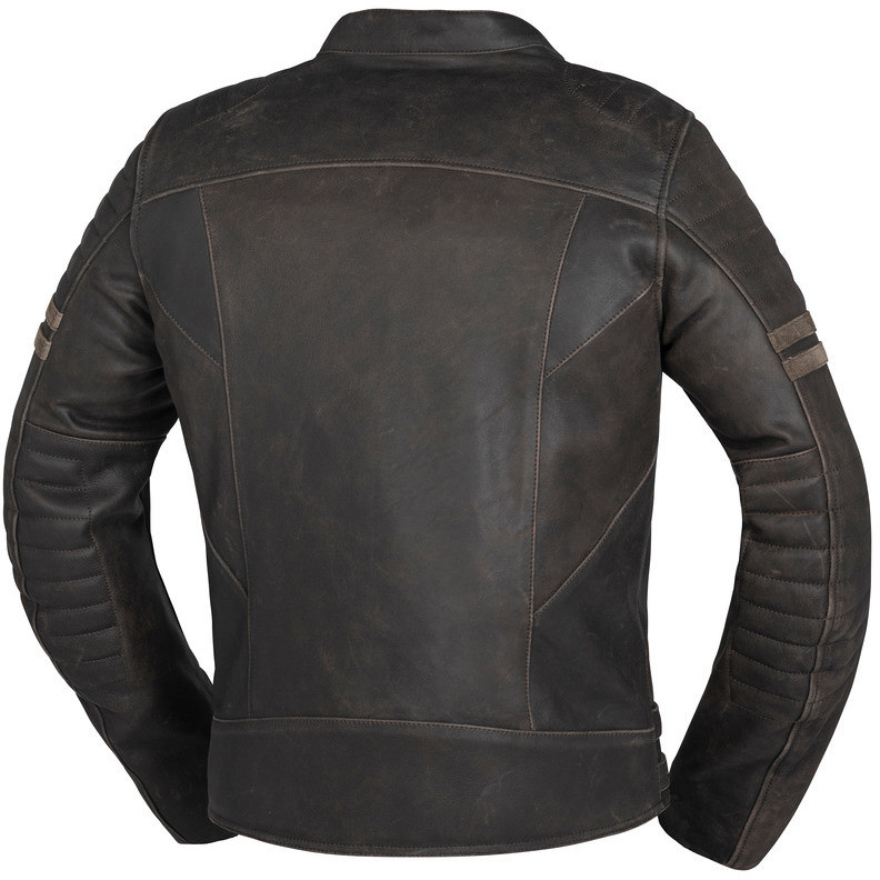Ixs CLASSIC LD ANDY 50H Brown Leather Motorcycle Jacket