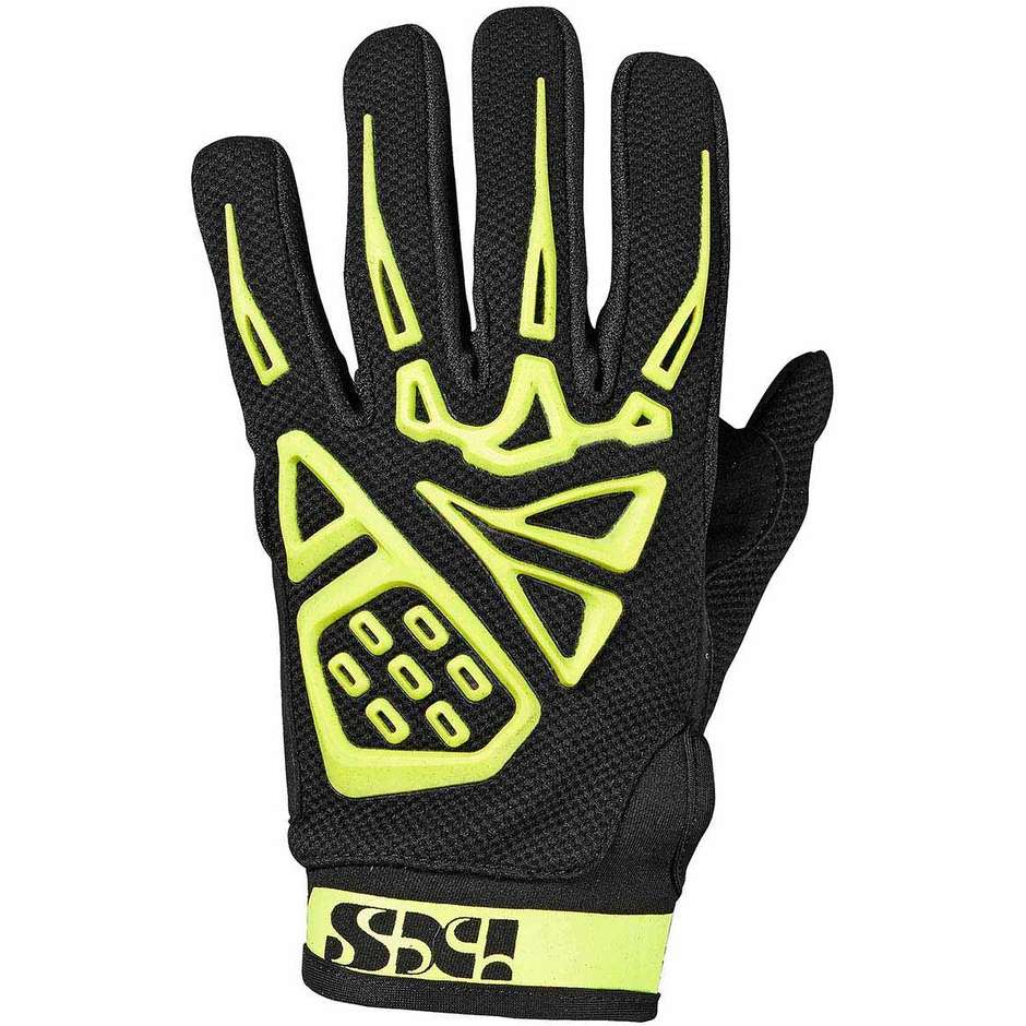 Ixs Cross Enduro Motorcycle Gloves TOUR PANDORA AIR Black Yellow
