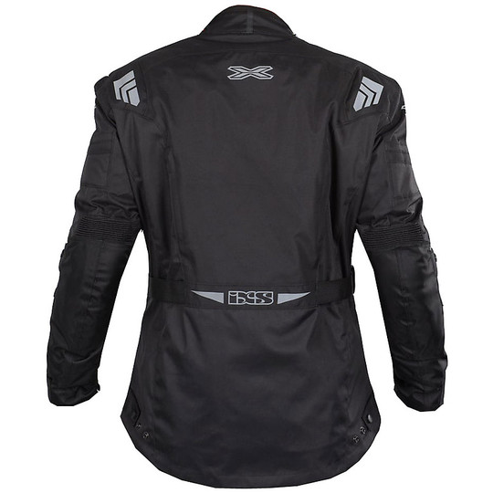 IXS Evans Black Fabric Motorcycle Jacket