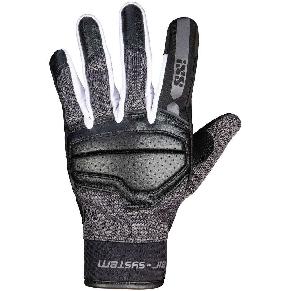 Ixs EVO-AIR Women's Motorcycle Gloves Black Gray White