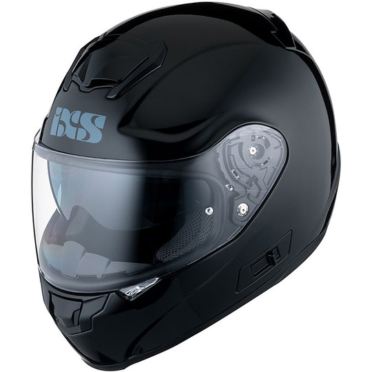 IXS HX 215 Integral Motorcycle Helmet Black Glossy