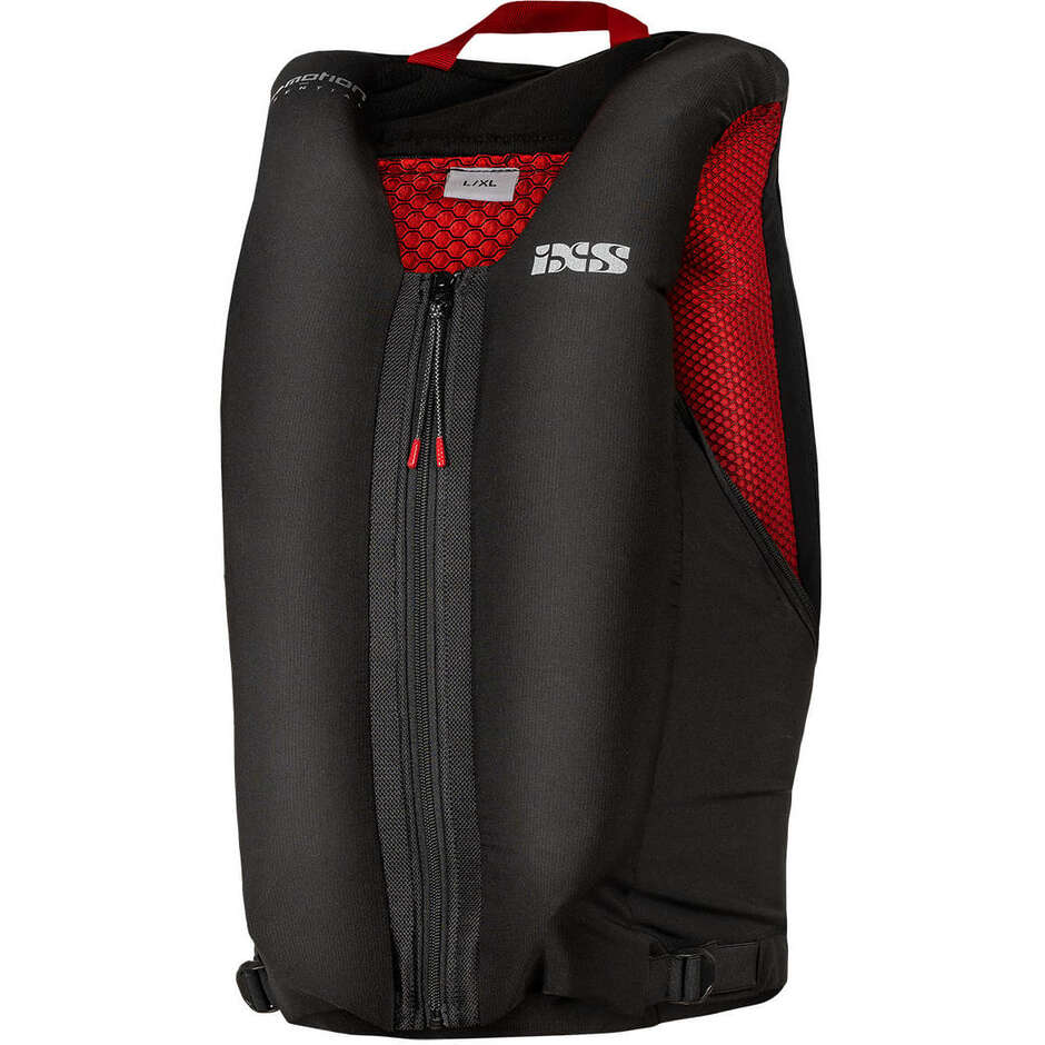 iXS IPRO 1.0 Motorrad-Airbagweste schwartz rot