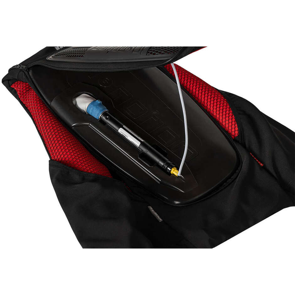 iXS IPRO 1.0 Motorrad-Airbagweste schwartz rot