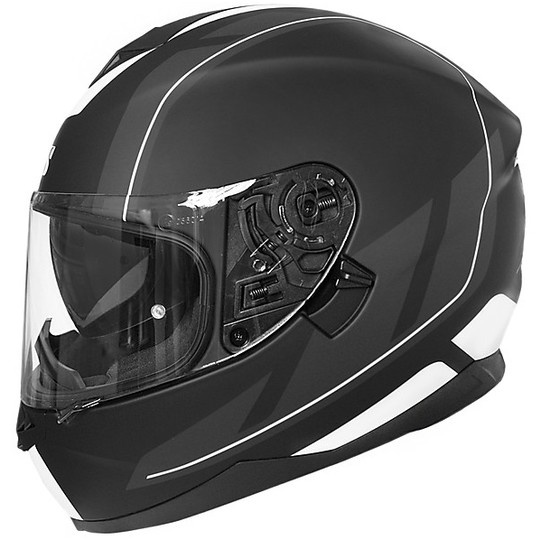 IXS iXS 1100 2.0 Full Face Motorcycle Helmet Black Matt White
