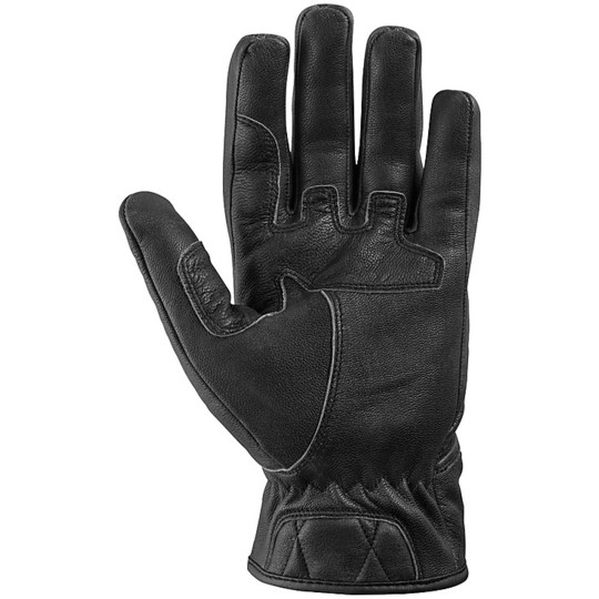 Ixs Kelvin Black Leather Motorcycle Glove