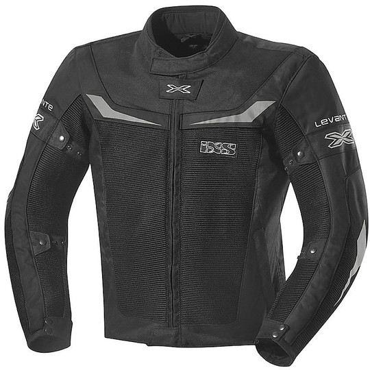 IXS Levante Black Perforated Motorcycle Jacket