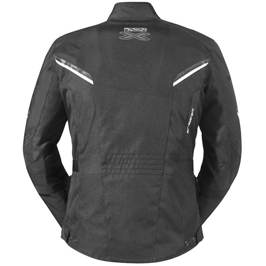 IXS Malawi Black Fabric 4 Seasons Motorcycle Jacket