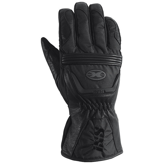 Ixs Mirage II Black Touring Mesh Fabric and Leather Gloves