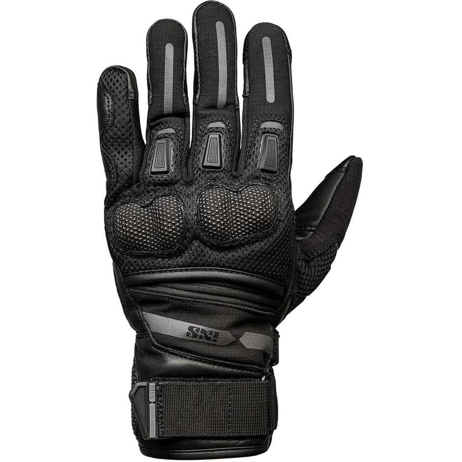 iXS Montevideo-Air 2.0 Motorcycle Gloves Black