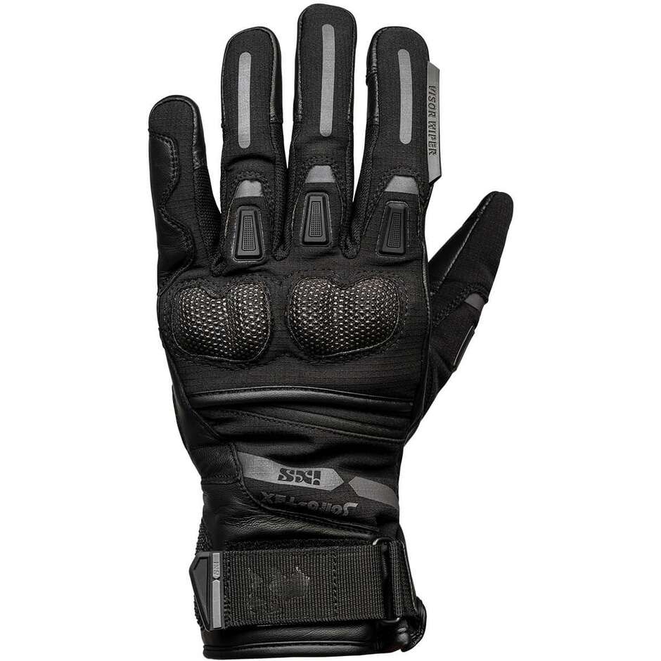 iXS Montevideo-Short-ST Motorcycle Gloves Black