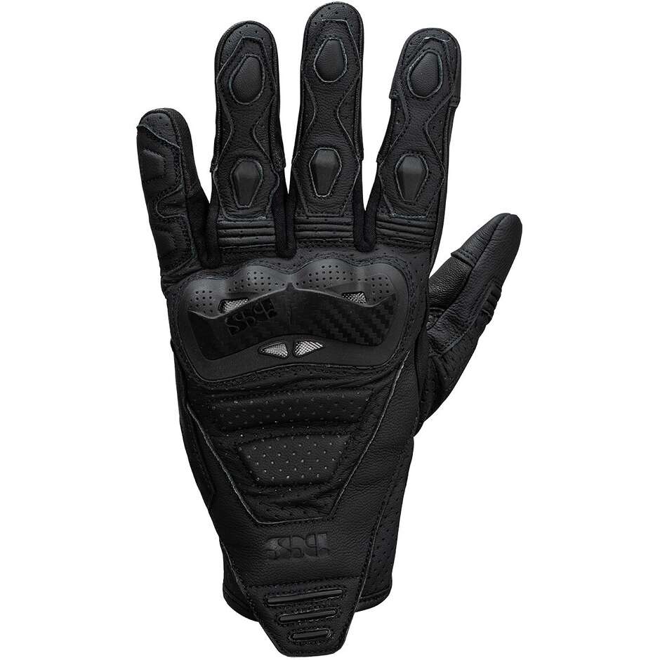 Ixs Rapid 1.0 Motorradhandschuhe aus schwarzem Leder