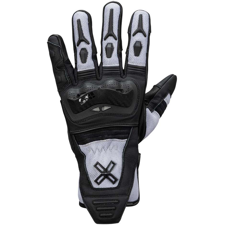 Ixs Rapid-Air 1.0 Damen Motorradhandschuhe Schwarz-Hellgrau