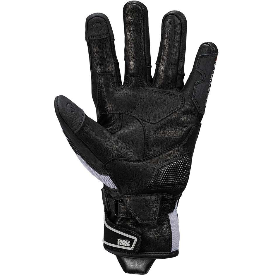 Ixs Rapid-Air 1.0 Damen Motorradhandschuhe Schwarz-Hellgrau