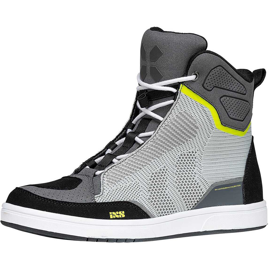 Ixs Rapid-Air 1.0 Motorcycle Sneakers Light Grey-Black For Sale