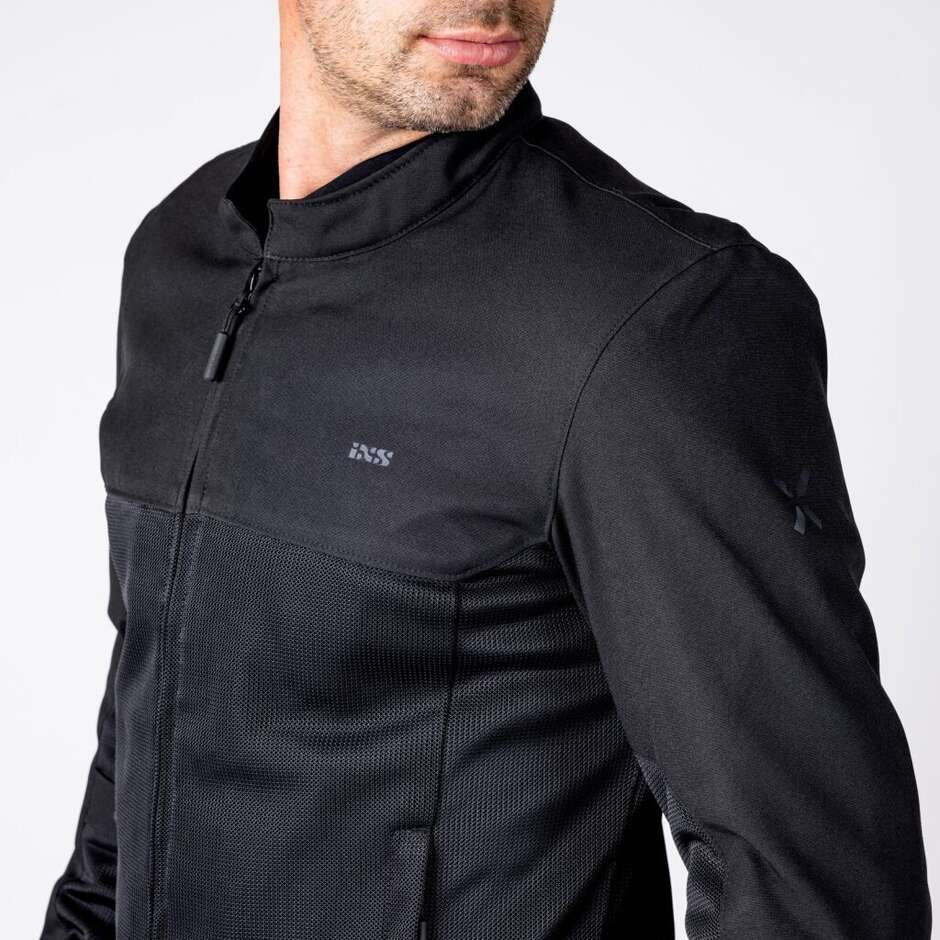 iXS Rapid-BigAir 1.0 Motorradjacke Schwarz