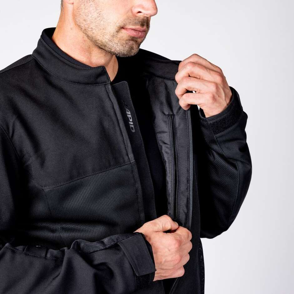 iXS Rapid-BigAir 1.0 Motorradjacke Schwarz