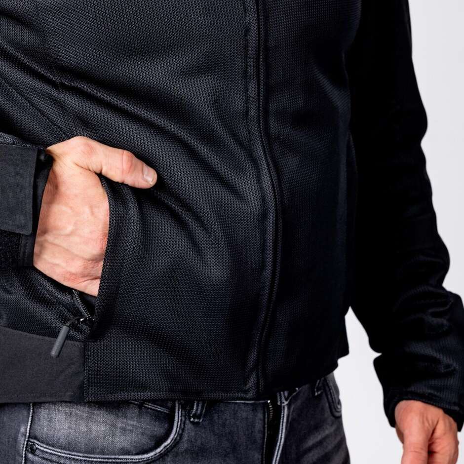 iXS Rapid-BigAir 1.0 Motorradjacke Schwarz