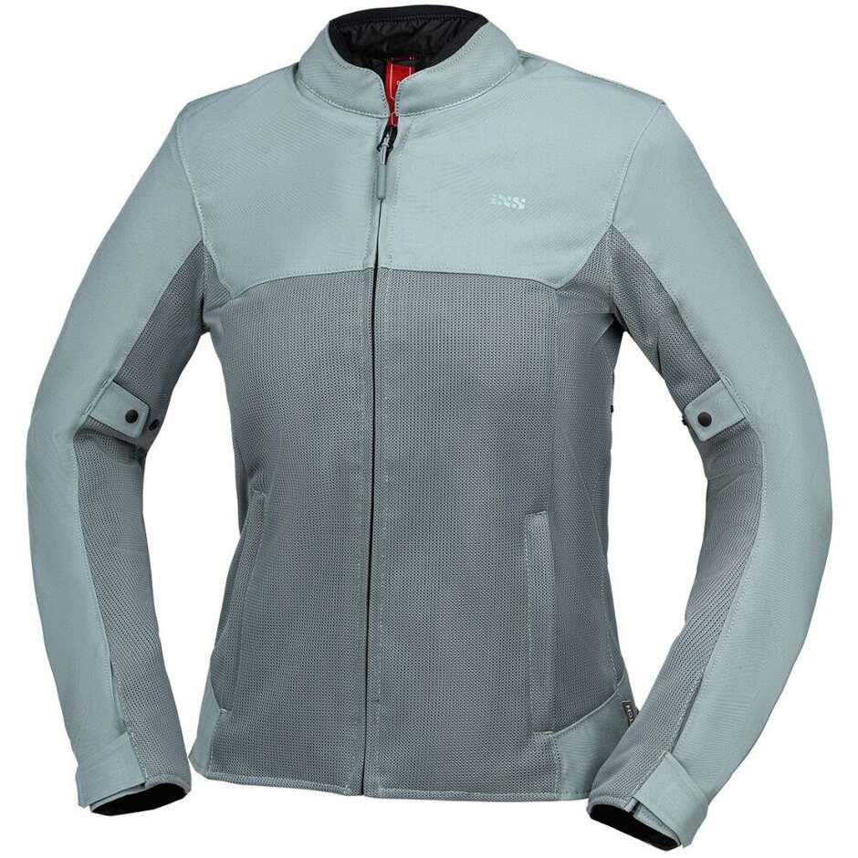 iXS Rapid-BigAir 1.0 Women's Motorcycle Jacket, Blue/Grey