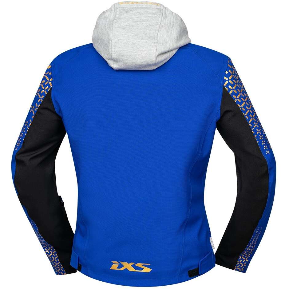 Ixs Rapid-STX 1.0 Blaue Laminat-Motorradjacke
