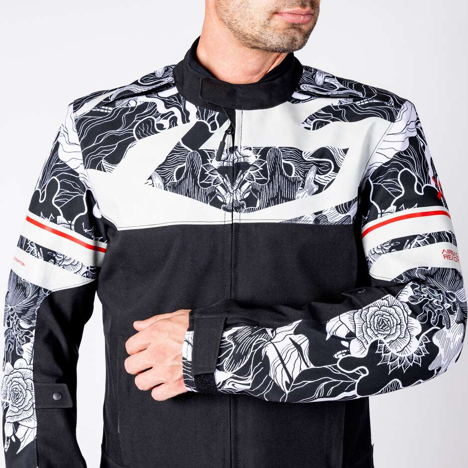 iXS Rapid-STX 2.1 Laminated Motorcycle Jacket Black - Cold Grey