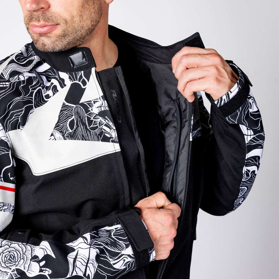 iXS Rapid-STX 2.1 Laminated Motorcycle Jacket Black - Cold Grey